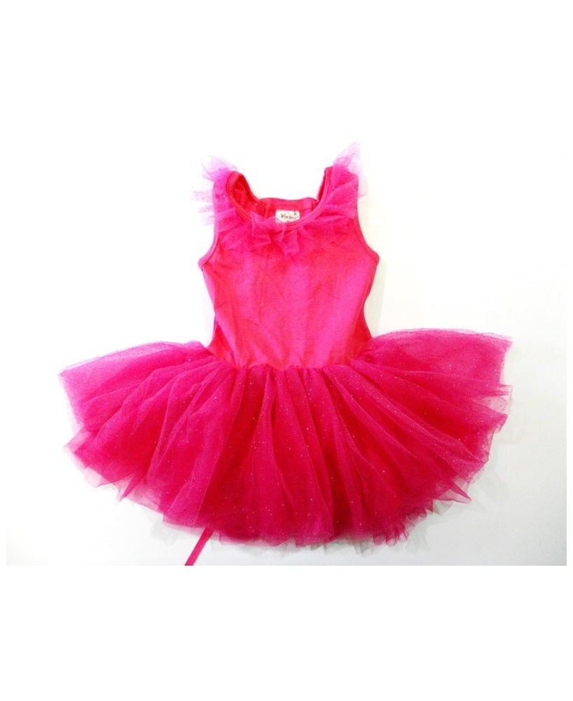 Hot Pink Princess Dress for Girls - Royal Elegance and Fairy-Tale