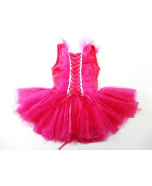 Hot Pink Princess Dress for Girls - Royal Elegance and Fairy-Tale