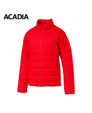 Liga Casuals Padded Jacket - Red: Warm, Slim Fit, Stylish Design