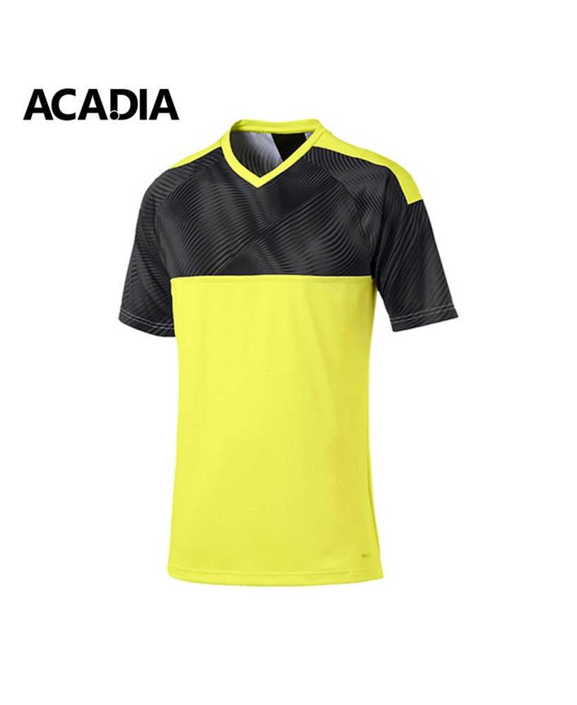 CUP Jersey – Fizzy Yellow Slim Fit with DryCELL Tech & Bold Graphics