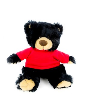 12" Noah Bear Black - Adorable Holiday Plush Gift for Any Occasion