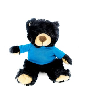 12" Noah Bear Black - Adorable Holiday Plush Gift for Any Occasion