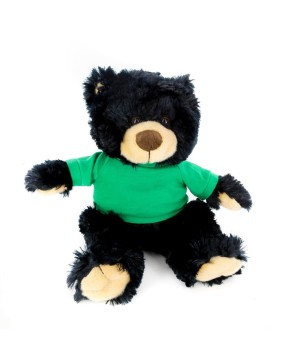 12" Noah Bear Black - Adorable Holiday Plush Gift for Any Occasion