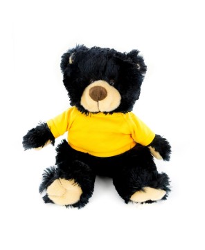 12" Noah Bear Black - Adorable Holiday Plush Gift for Any Occasion