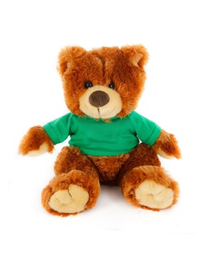 12" Noah Bear Honey - Custom Plush Toy with Embroidered Eyes