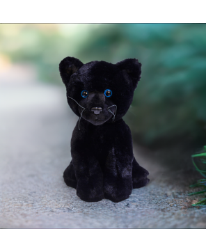 Adorable 10" Standing Panther Plush - Perfect for Cuddles and Gifts