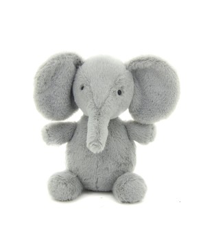 Adorable Gray Elephant Plush - Perfect for Comfort and Gifts