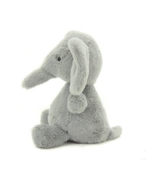 Adorable Gray Elephant Plush - Perfect for Comfort and Gifts