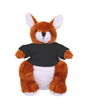 Custom Soft Plush Kangaroo with Tee - Perfect for Gifts & Promotions