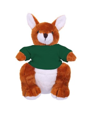 Custom Soft Plush Kangaroo with Tee - Perfect for Gifts & Promotions