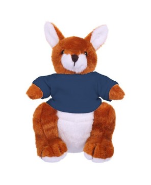 Custom Soft Plush Kangaroo with Tee - Perfect for Gifts & Promotions