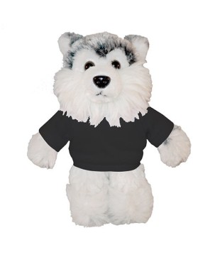 Custom Soft Plush Husky with Tee – Perfect for Promotions & Events