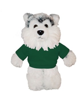 Custom Soft Plush Husky with Tee – Perfect for Promotions & Events