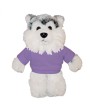 Custom Soft Plush Husky with Tee – Perfect for Promotions & Events