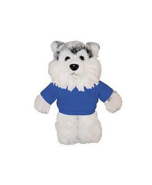 Custom Soft Plush Husky with Tee – Perfect for Promotions & Events