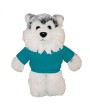 Custom Soft Plush Husky with Tee – Perfect for Promotions & Events
