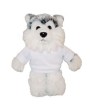 Custom Soft Plush Husky with Tee – Perfect for Promotions & Events