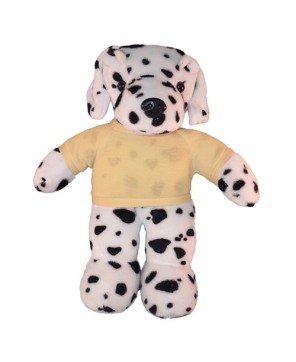 Custom Soft Plush Dalmatian with Tee – Perfect for Promotions & Events