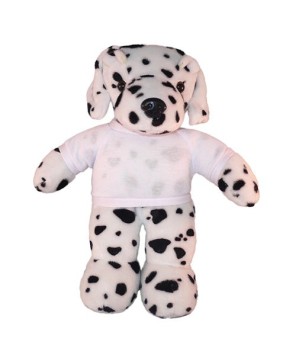 Custom Soft Plush Dalmatian with Tee – Perfect for Promotions & Events