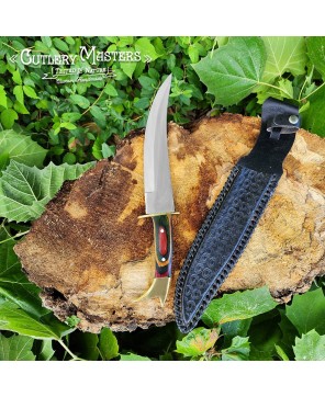 FishTail Stainless Steel Bowie Knife - Collector's Masterpiece