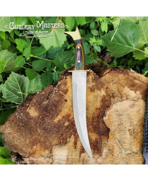 FishTail Stainless Steel Bowie Knife - Collector's Masterpiece