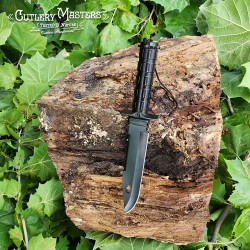 Stainless Steel Survival Tool - Premium Leather Sheath Include