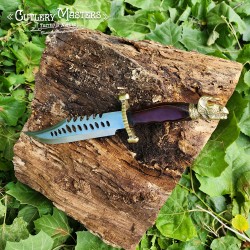 Dragon Scale Stainless Steel Adventure Blade: Premium Outdoor Tool