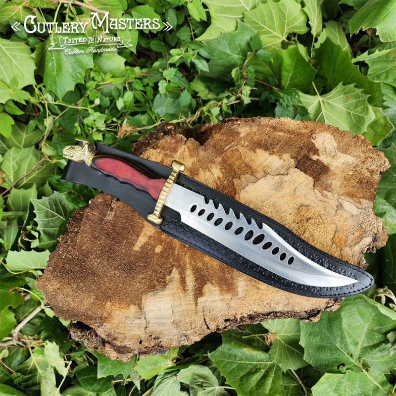 Dragon Scale Stainless Steel Adventure Blade: Premium Outdoor Tool