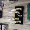 5 pcs Deer/ELK Box Knife Set - Sharp Blades & Elegant Metal Handles