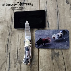 Theme Collectible Knife in Tin Box | Stainless Steel Blade