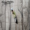 Stainless Steel Black Bear Pocket Knife - 2 Jewels