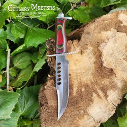 Rambo II Elite Adventure Blade | Premium Stainless Steel & Colorwood