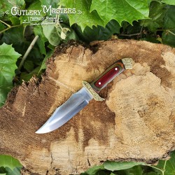 Range Master Hunting Knife - Stainless Steel Blade & Colorwood Handle