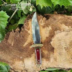 Range Master Hunting Knife - Stainless Steel Blade & Colorwood Handle