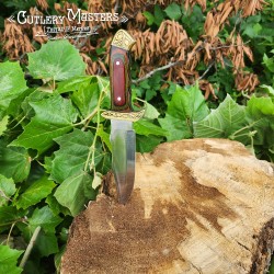 Range Master Hunting Knife - Stainless Steel Blade & Colorwood Handle