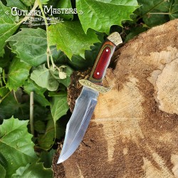 Range Master Hunting Knife - Stainless Steel Blade & Colorwood Handle