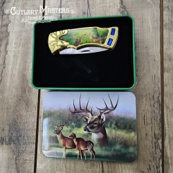 Whitetail Tin Box Knife: Collector's Gem