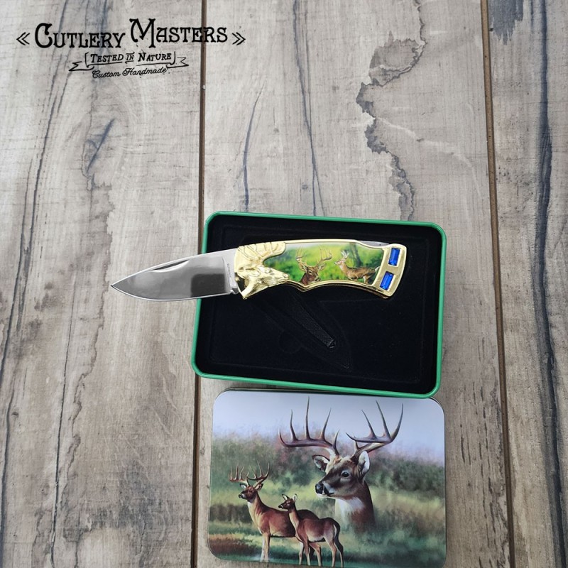 Whitetail Tin Box Knife: Collector's Gem