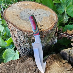 Guthook Hunter Knife with Wood Handle - Stainless Steel