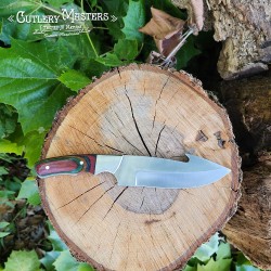 Guthook Hunter Knife with Wood Handle - Stainless Steel