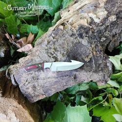 Guthook Hunter Knife with Wood Handle - Stainless Steel