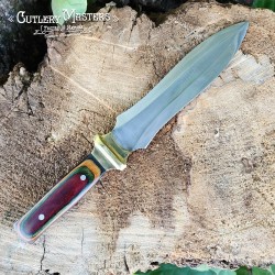 Spear Tip Stainless Steel Hunting Knife - Premium Quality Blade