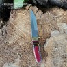 Blackridge Hunter Knife - Stainless Steel Blade & Leather Scabbard