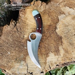 Apache Precision Stainless Steel Field Blade with Rosewood Handle