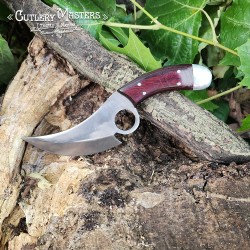 Apache Precision Stainless Steel Field Blade with Rosewood Handle