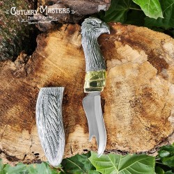 Predator's Pride Bird of Prey Knife - Stainless Steel Blade