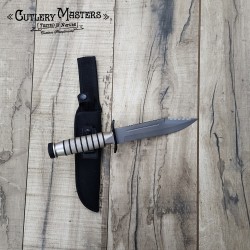 Heavy-Duty Tiger Shark Stainless Steel Survival Knife– Rugged