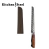 Custom Handmade Bread Knife - Perfect Slices with Precision