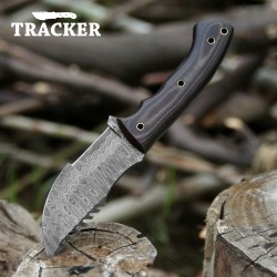 Hand-Forged Damascus Tool | Micarta Handle & Premium Sheath