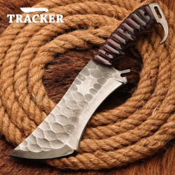 Handmade Full Tang Fixed Blade with G10 Handle | Premium Leather